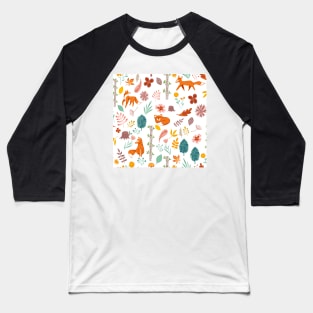 Woodland foxes Baseball T-Shirt